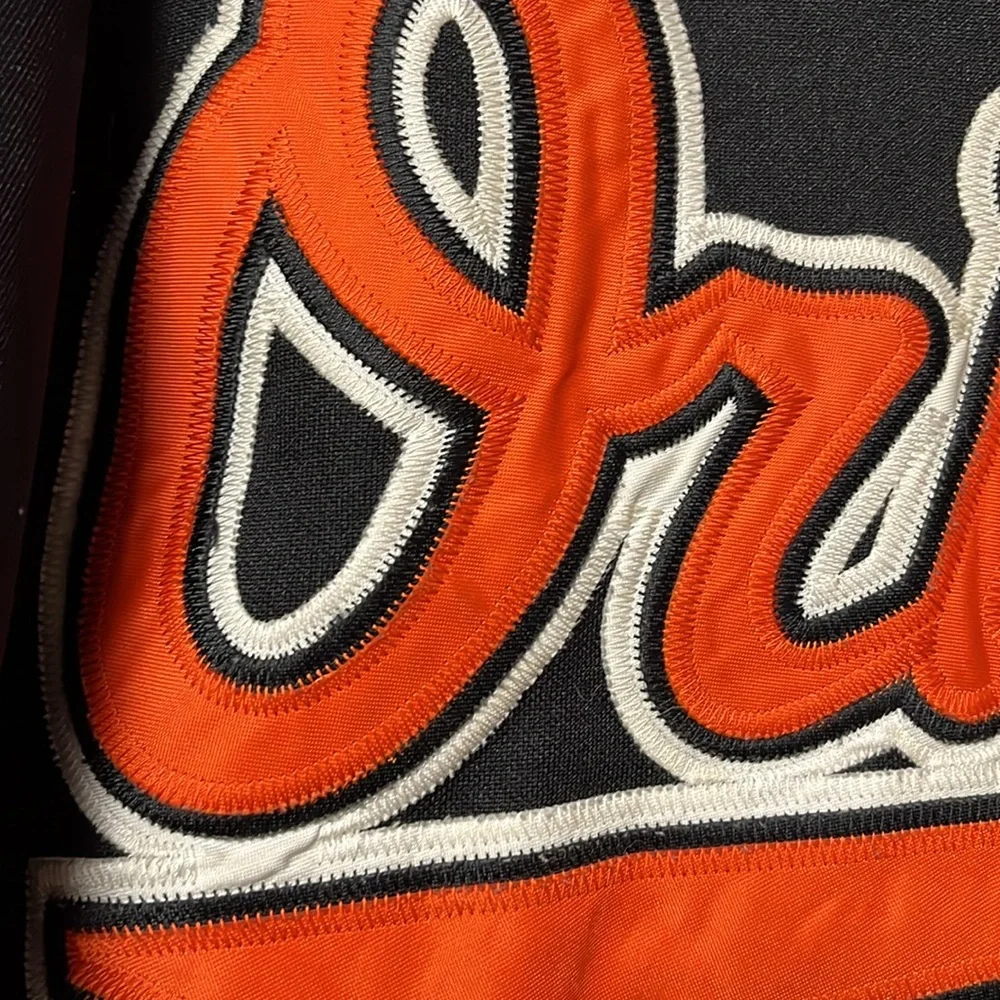 Vintage Majestic Baltimore Orioles Stitched Button Down Jersey Shirt - Picture 3 of 9